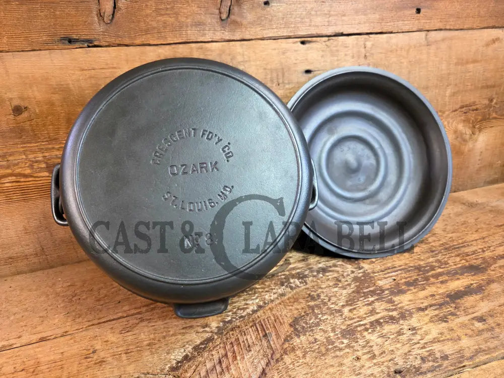 Midwest favorite! Missouri made Ozark #8 Dutch Oven. Fantastic piece great cooker for chili and breads! - Dutch Ovens