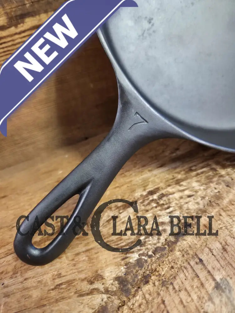 Mint! 1930’s Griswold #7 Skillet with Large Block Logo and Smooth Bottom 701 A Skillet