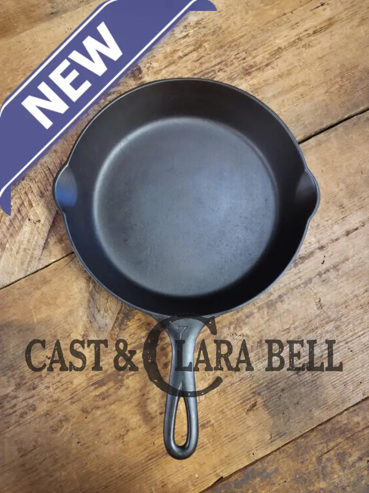 Mint! 1930’s Griswold #7 Skillet with Large Block Logo and Smooth Bottom 701 A Skillet