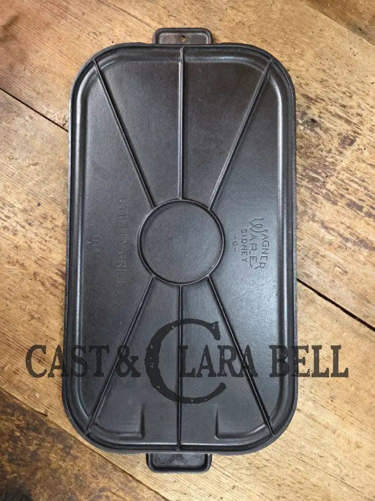 Mint Condition! 1930’s Wagner Ware #8 Cast Iron Long Griddle 1148. Great for griddle cakes at the cabin or home! Griddle