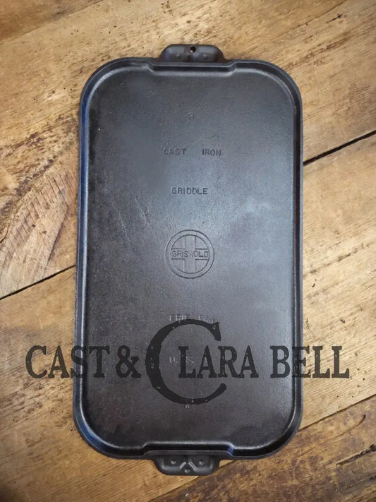 Mint condition looks brand new! 1930βs Griswold #8 Long cast iron griddle. 908 A. Great pancake griddle! Griddle