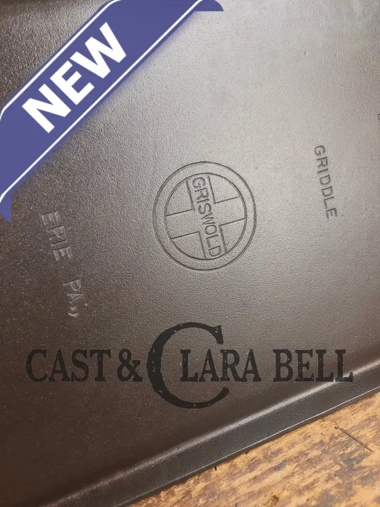 Mint condition looks brand new! 1930βs Griswold #8 Long cast iron griddle. 908 C. Great pancake griddle! Griddle