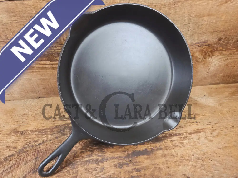 Mint! HTF 1890βs Third Series Erie (Griswold) #10 Cast Iron Skillet 716 A - Skillet