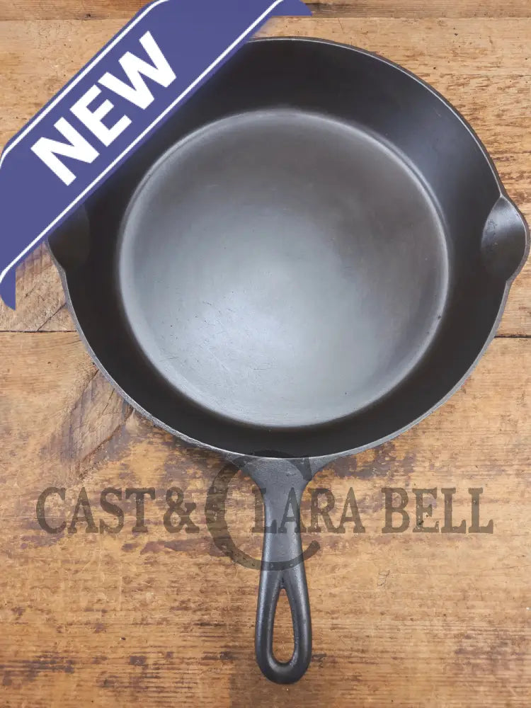Mint! HTF 1890βs Third Series Erie (Griswold) #10 Cast Iron Skillet 716 A - Skillet