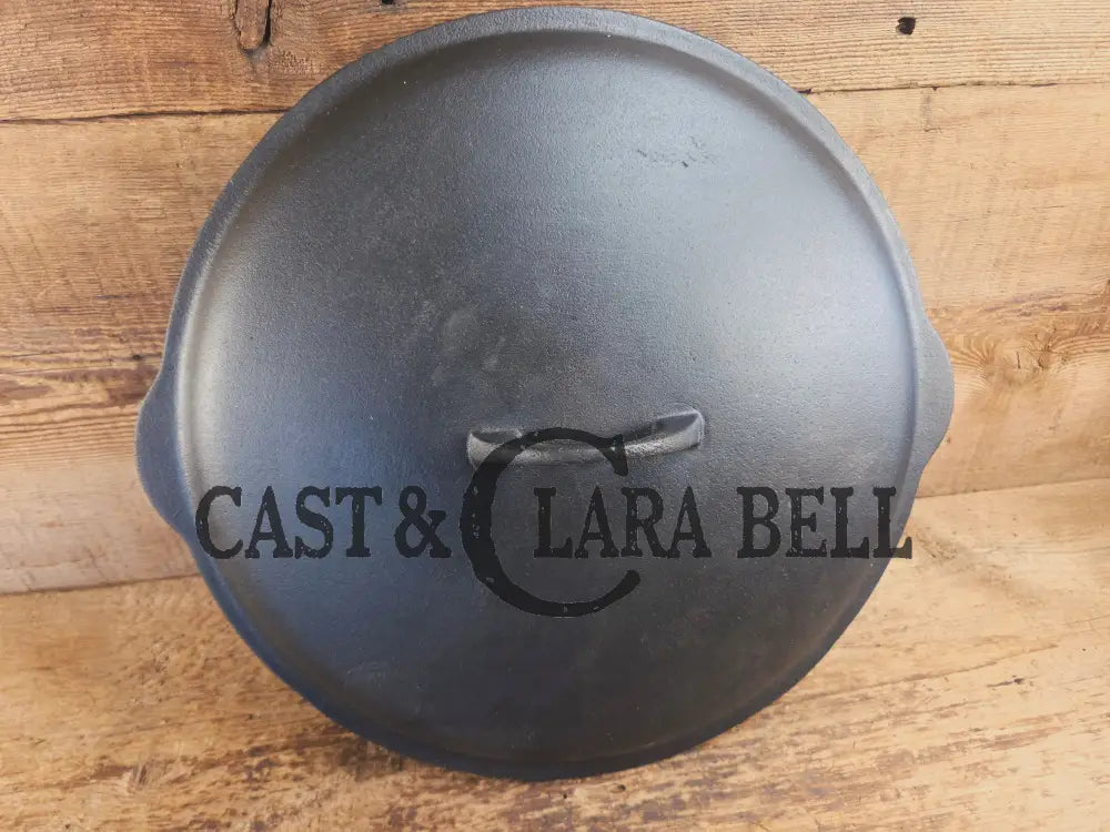 MONSTER! Very Hard to Find Griswold No. 12 Cast Iron Low Dome Skillet Lid with Large Block Logo #472 Skillet