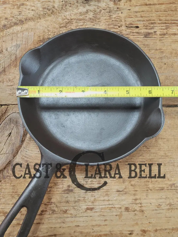 Must Have Egg skillet! Griswold No. 3 Skillet with Small Block Logo Erie PA 709 H DASH. Restored and Ready to Use!