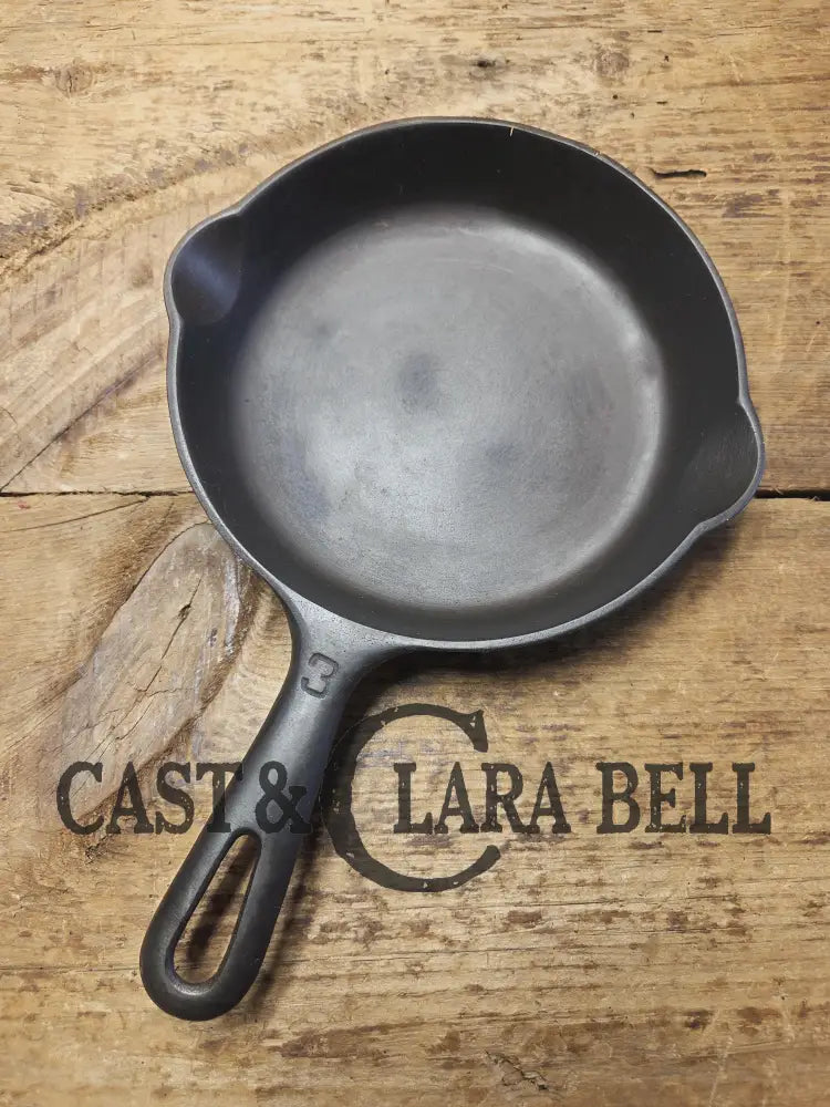Must Have Egg skillet! Griswold No. 3 Skillet with Small Block Logo Erie PA 709 H. Restored and Ready to Use! Skillet