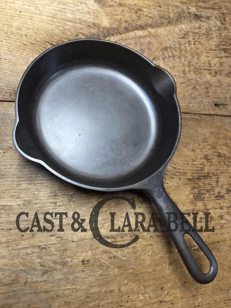 Must Have Egg skillet! Griswold No. 3 Skillet with Small Block Logo Erie PA 709 H. Restored and Ready to Use! Skillet
