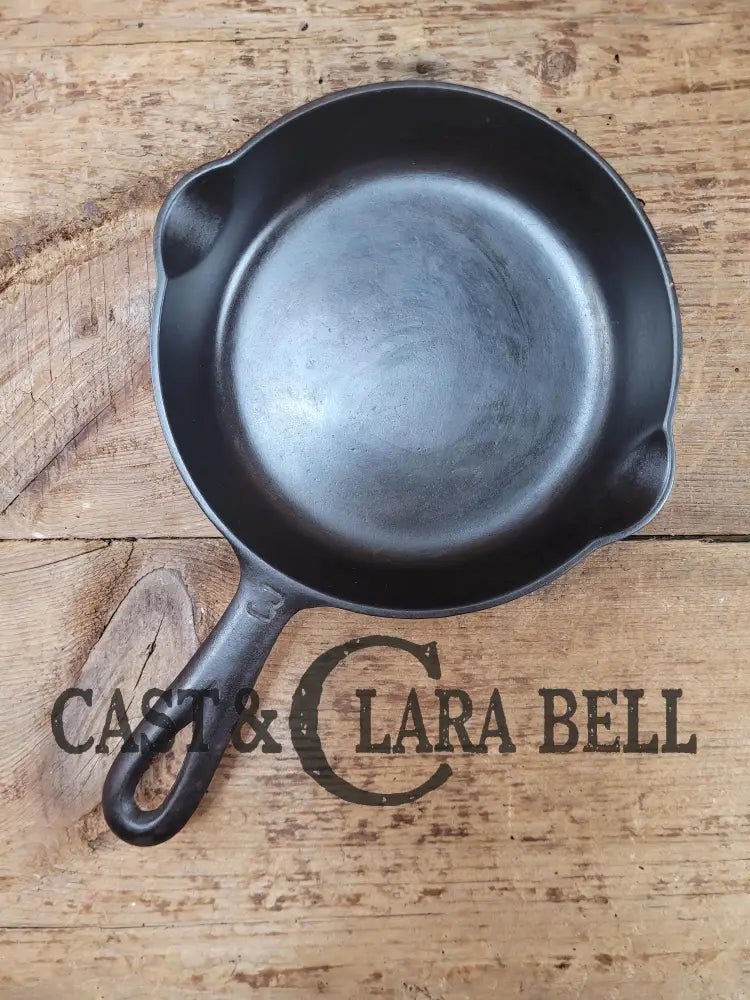 Must Have! Griswold #3 Egg Skillet With Large Block Logo And Smooth Bottom 709 A. Restored Ready To