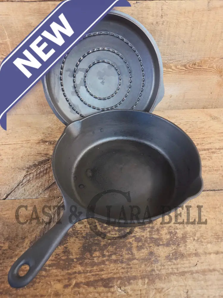 Must Have in the kitchen! Wagner #8 Deep Chicken Fryer with Sawtooth Lid - Skillet