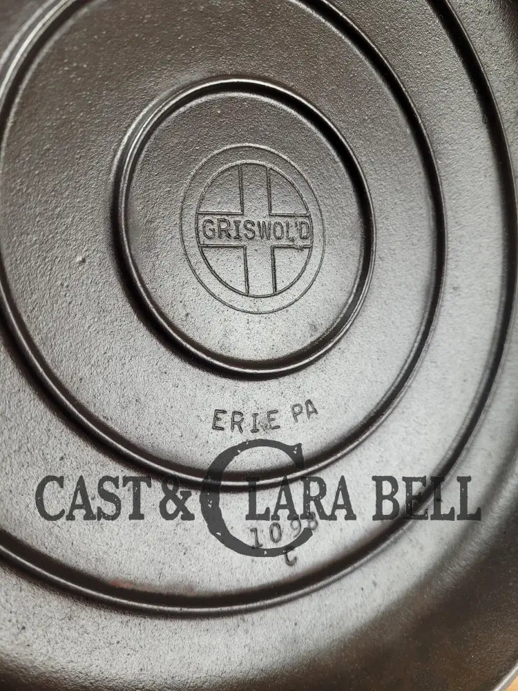 Need A Lid? 1940âS Griswold No. 8 Skillet Lid With Small Block Logo 1098 C