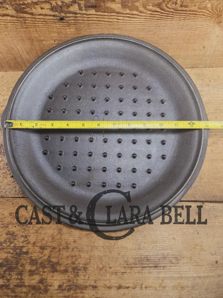 Need a lid? Big old #12 1940βs era βs Lodge #12 cast iron low dome Skillet Lid.