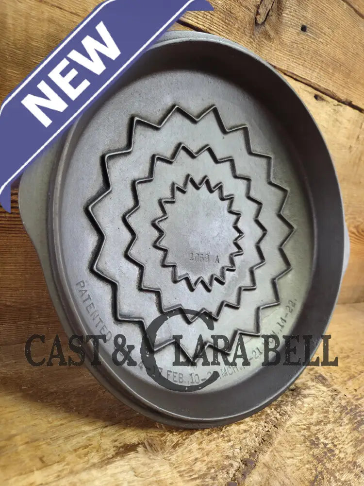 Need a lid for your #9 Wagner Skillet? Harder to find #9A Fully Marked Wagner Skillet Lid 1098. Raised letter Drip Drop