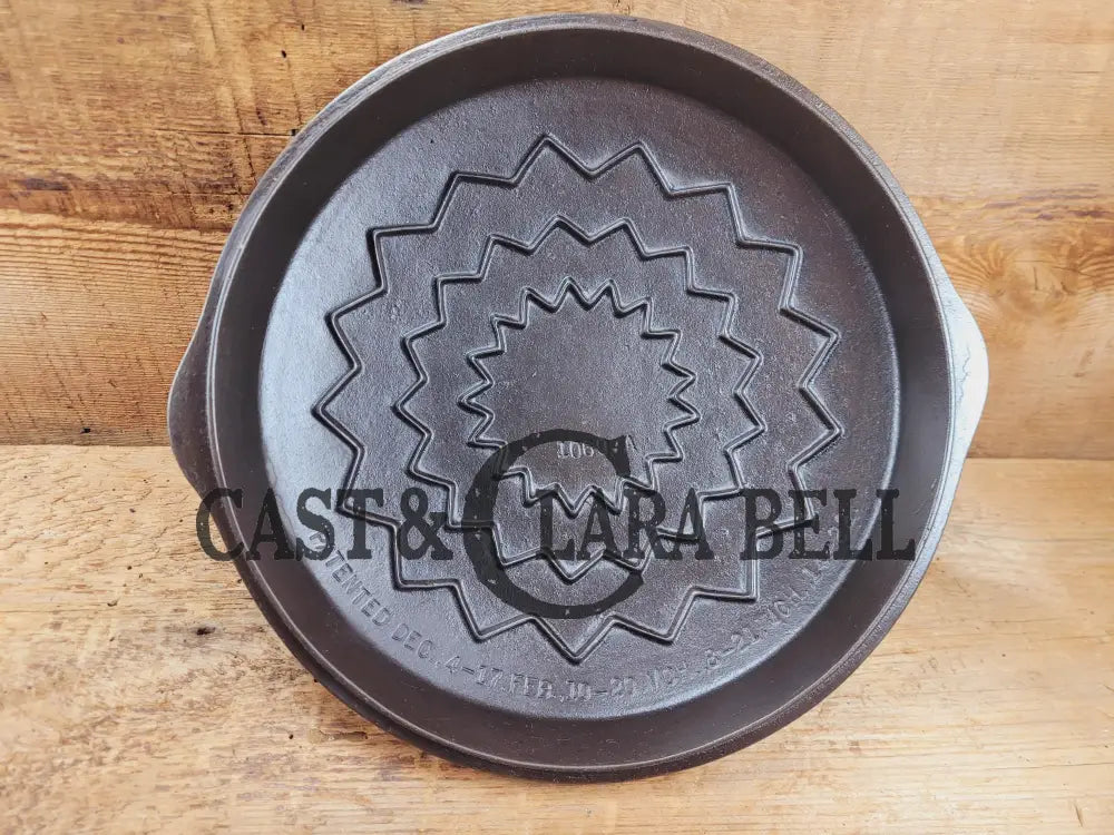 Need a lid for your #9 Wagner Skillet? Harder to find #9A Fully Marked Wagner Skillet Lid 1098A. Raised letter Drip
