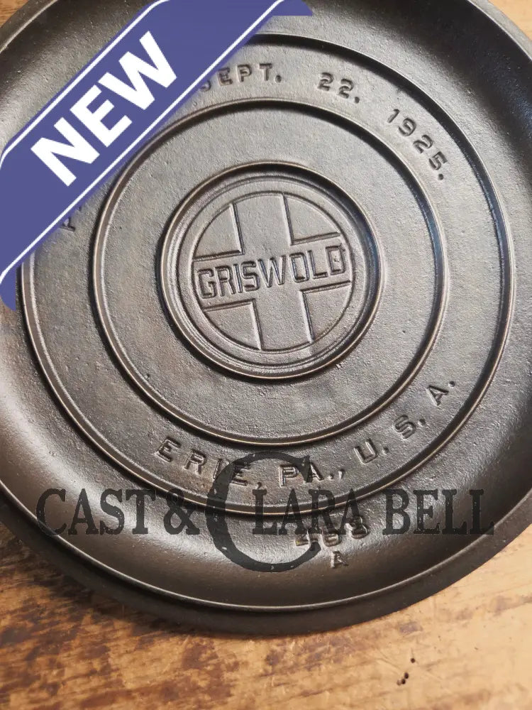 Need a Lid? Griswold Block Logo No. 8 Low Dome Self Basting Skillet Cover #468. Skillet