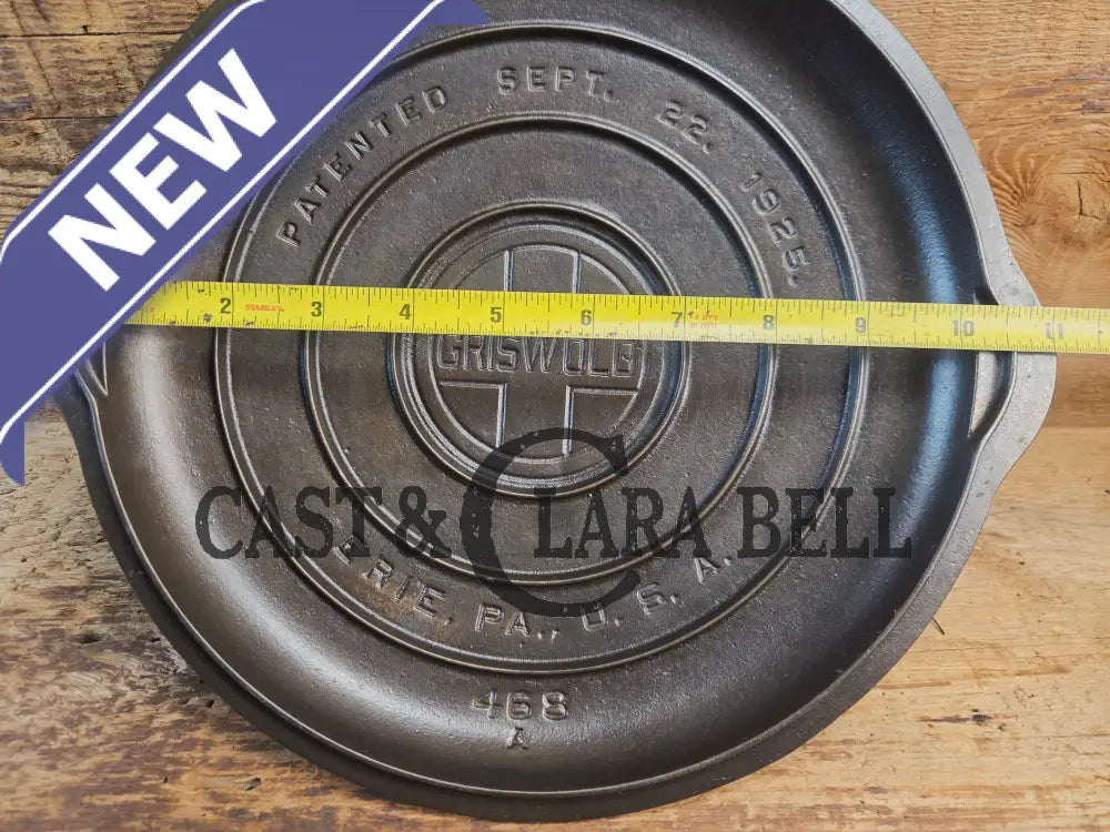 Need a Lid? Griswold Block Logo No. 8 Low Dome Self Basting Skillet Cover #468. Skillet