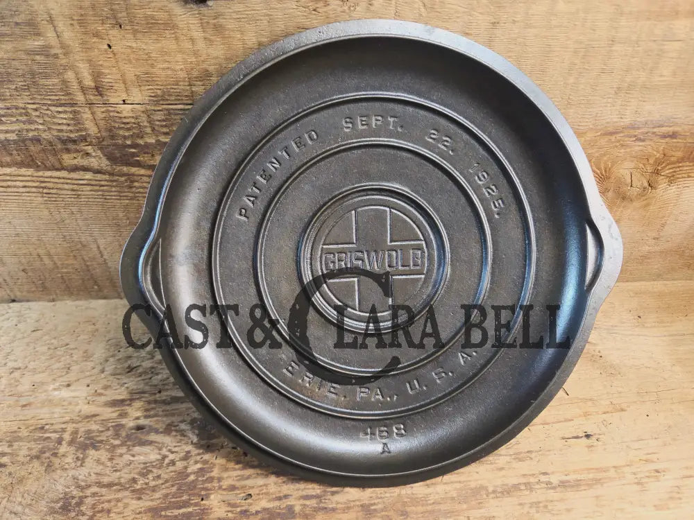 Need a Lid? Griswold Block Logo No. 8 Low Dome Self Basting Skillet Cover #468. Skillet