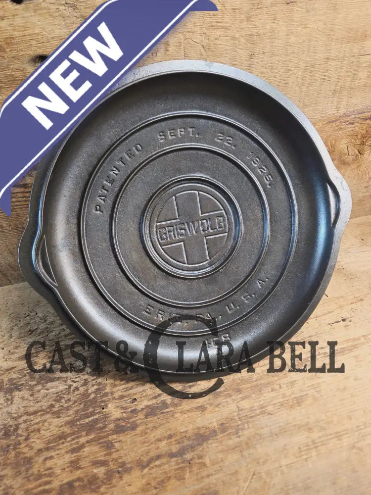 Need a Lid? Griswold Block Logo No. 8 Low Dome Self Basting Skillet Cover #468. Skillet