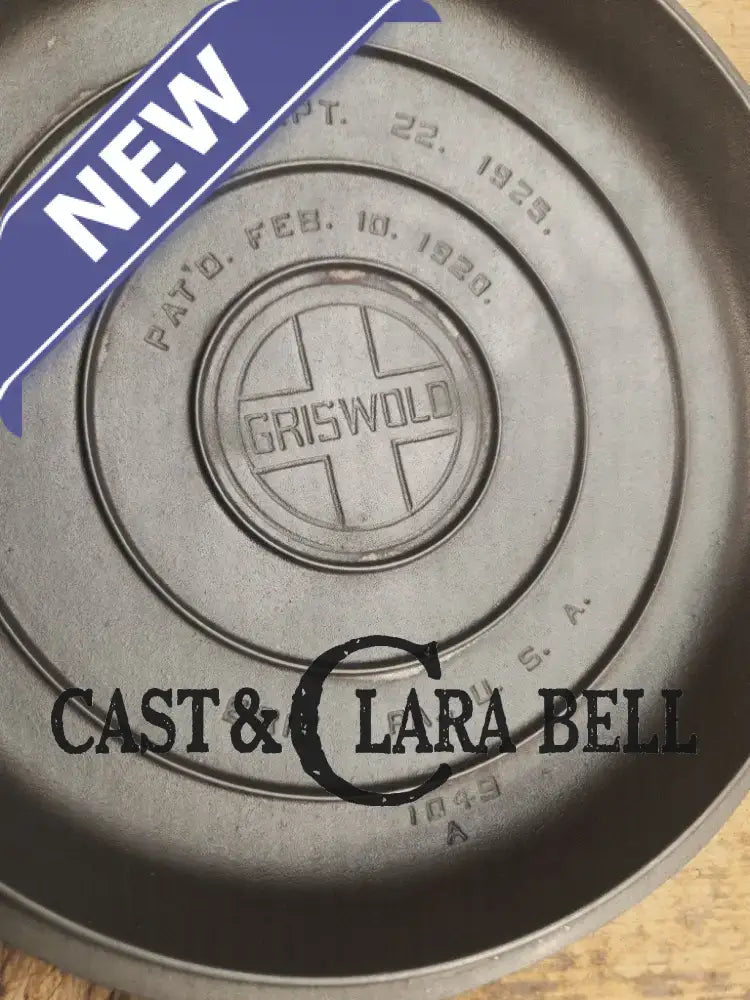 Need a Lid? Griswold Block Logo No. 9 High Dome Self Basting Skillet Cover #469 Skillet