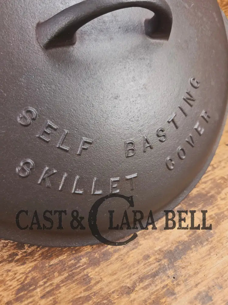 Need a lid? Hard to find 1920βs Griswold No. 10 Skillet Lid with Large Block Logo 470 Skillet