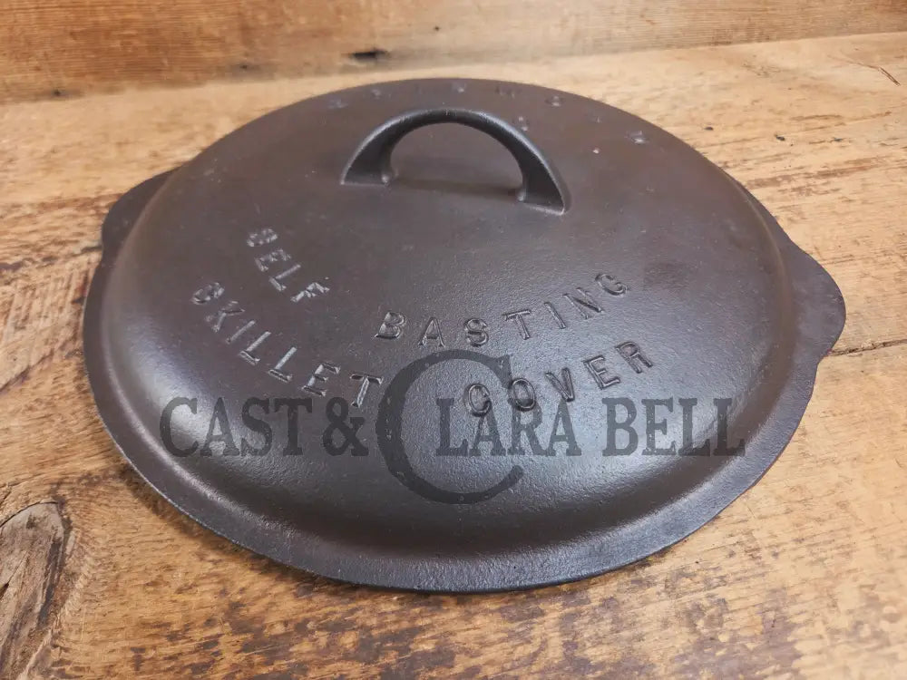 Need a lid? Hard to find 1920’s Griswold No. 10 Skillet Lid with Large Block Logo 470 Skillet