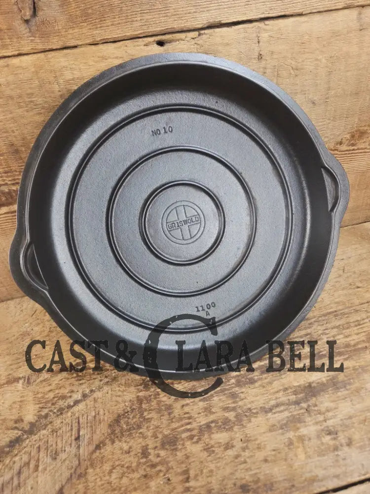 Need a lid? Hard to find 1940βs Griswold No. 10 Skillet Lid with Small Block Logo 1100 Skillet