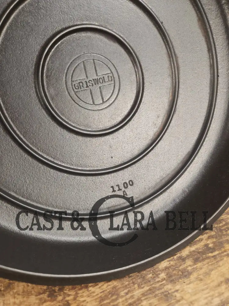 Need a lid? Hard to find 1940βs Griswold No. 10 Skillet Lid with Small Block Logo 1100 Skillet