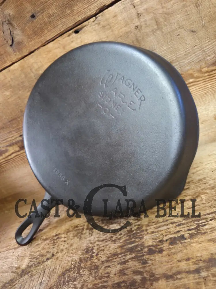Our Best Seller! 1930’s Wagner Ware #8 Cast Iron Skillet with Stylized Logo 1058 X Skillet