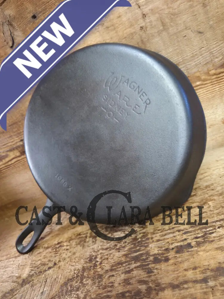 Our Best Seller! 1930âs Wagner Ware #8 Cast Iron Skillet with Stylized Logo 1058 X Skillet