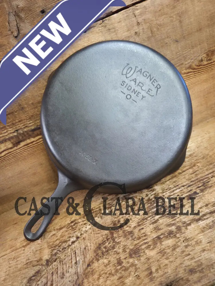 Our Best Seller! 1930âs Wagner Ware #8 Cast Iron Skillet with Stylized Logo 1058 X Skillet