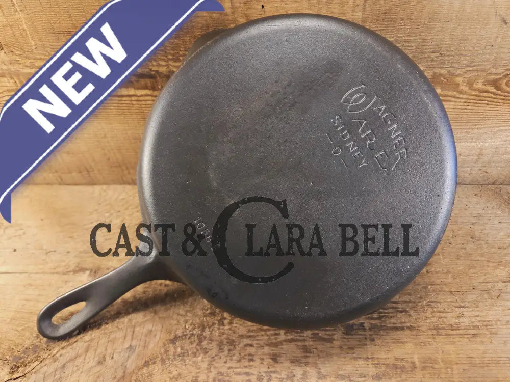 Our best seller! 1930’s Wagner Ware #8 Cast Iron Skillet with Stylized Logo and Smooth Bottom 1058 F Skillet
