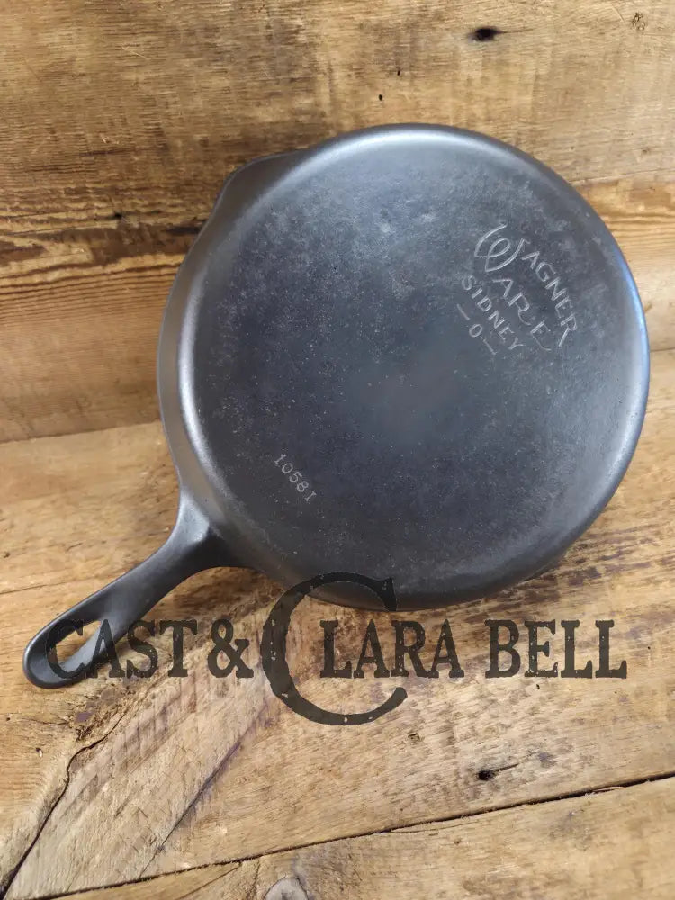 Our Best Seller! 1930βs Wagner Ware Sidney -O- #8 Skillet with Smooth Bottom 1058 I. Restored and Ready to Use! Skillet