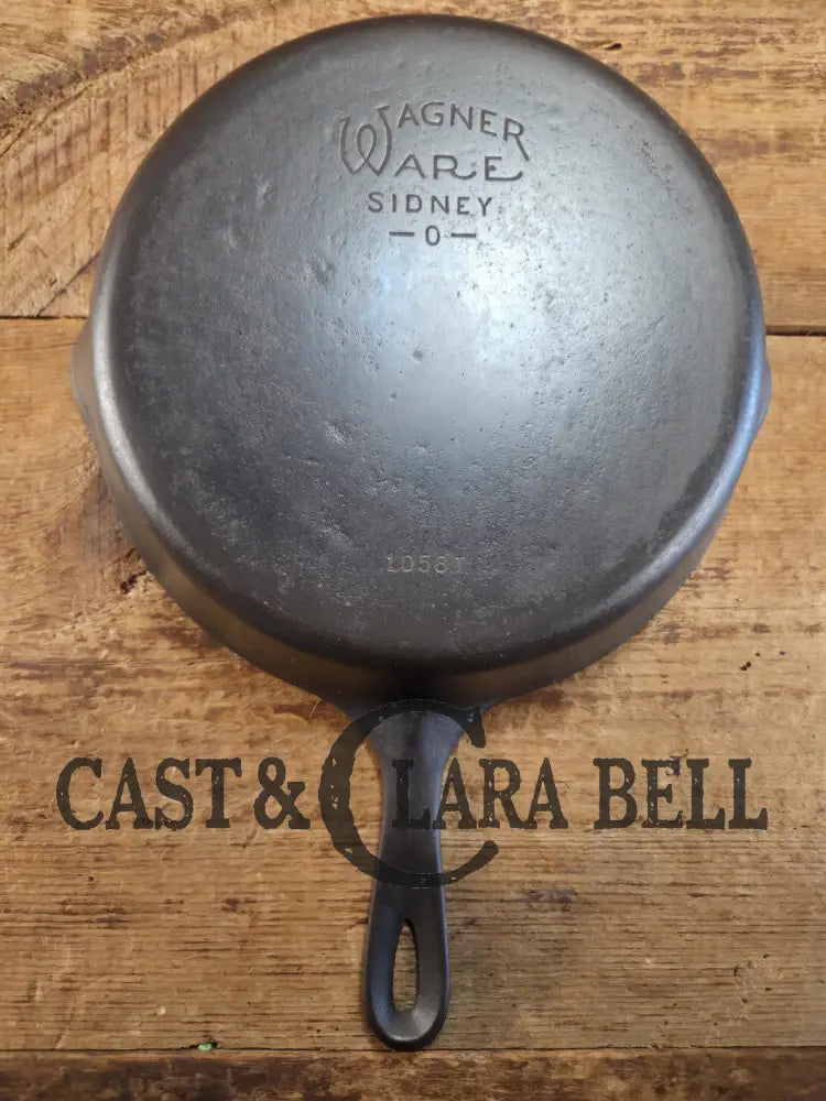 Our Best Seller! 1930βs Wagner Ware Sidney -O- #8 Skillet with Smooth Bottom 1058 I. Restored and Ready to Use! Skillet