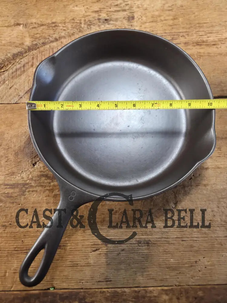 Our Best Seller! 1930’s Wagner Ware Sidney -O- #8 Skillet with Smooth Bottom 1058 I. Restored and Ready to Use! Skillet