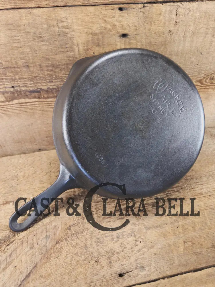 Best Seller! 1930’s Wagner Ware Sidney -O- #8 Skillet with Smooth Bottom 1058 I. Restored and Ready to Use! Skillet