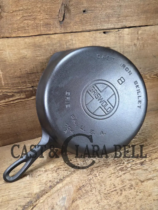 Our Best Seller. The Classic 1930’s Griswold #8 cast iron Skillet with Large Block Logo and Smooth Bottom 704 A. Skillet
