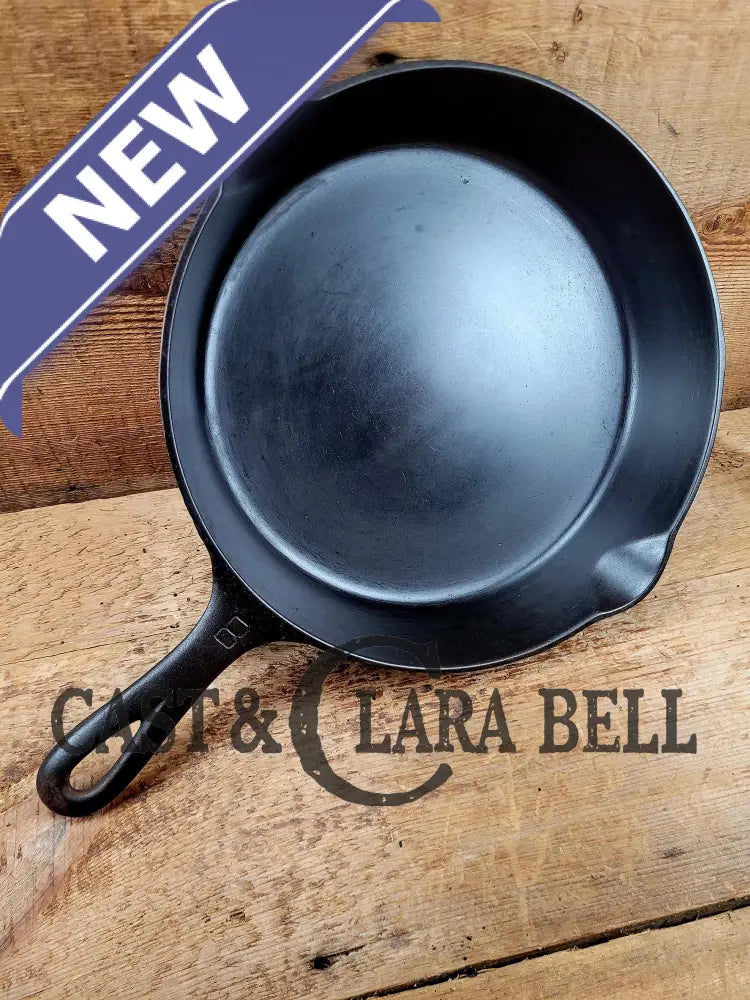 Our Classic Best Seller! 1930’s Griswold #8 Cast Iron Skillet with Large Block Logo 704 T Skillet