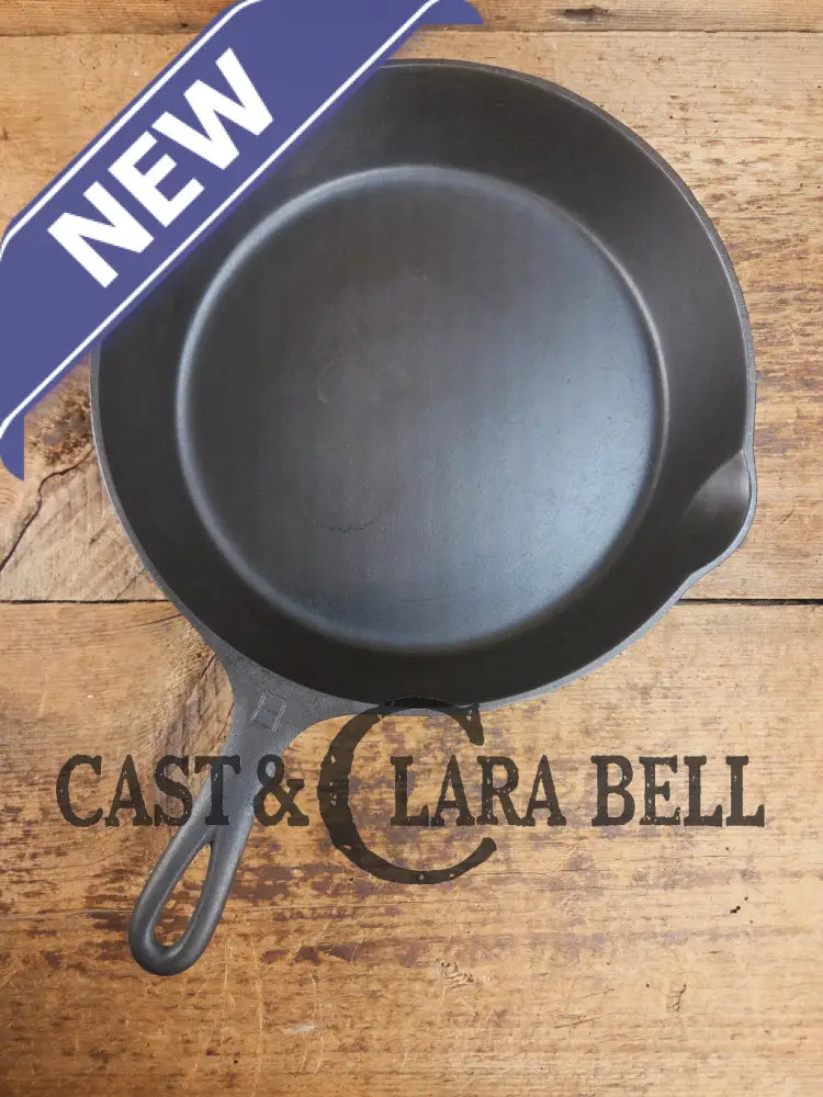 Perfect for gas or electric coil! 1930βs Griswold #8 Skillet with Large Block Logo and Smooth Bottom Erie PA USA p/n