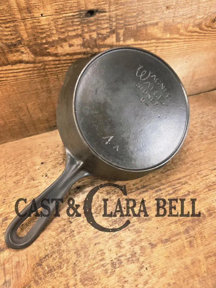 Price to Sell! HTF 1920’s Era Wagner Sidney -O- #4 Skillet with Heat Ring #4A. Great for small item cooking eggs and