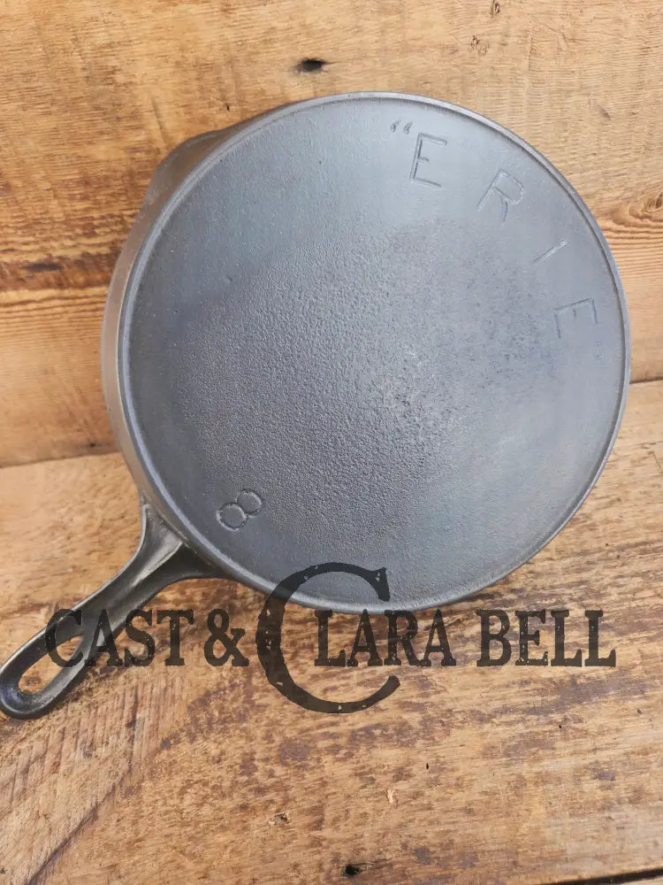 Priced to Sell! 1890’s 3rd Series ERIE #8 Skillet with Heat Ring 704. Amazing piece of culinary history. Wonderfully