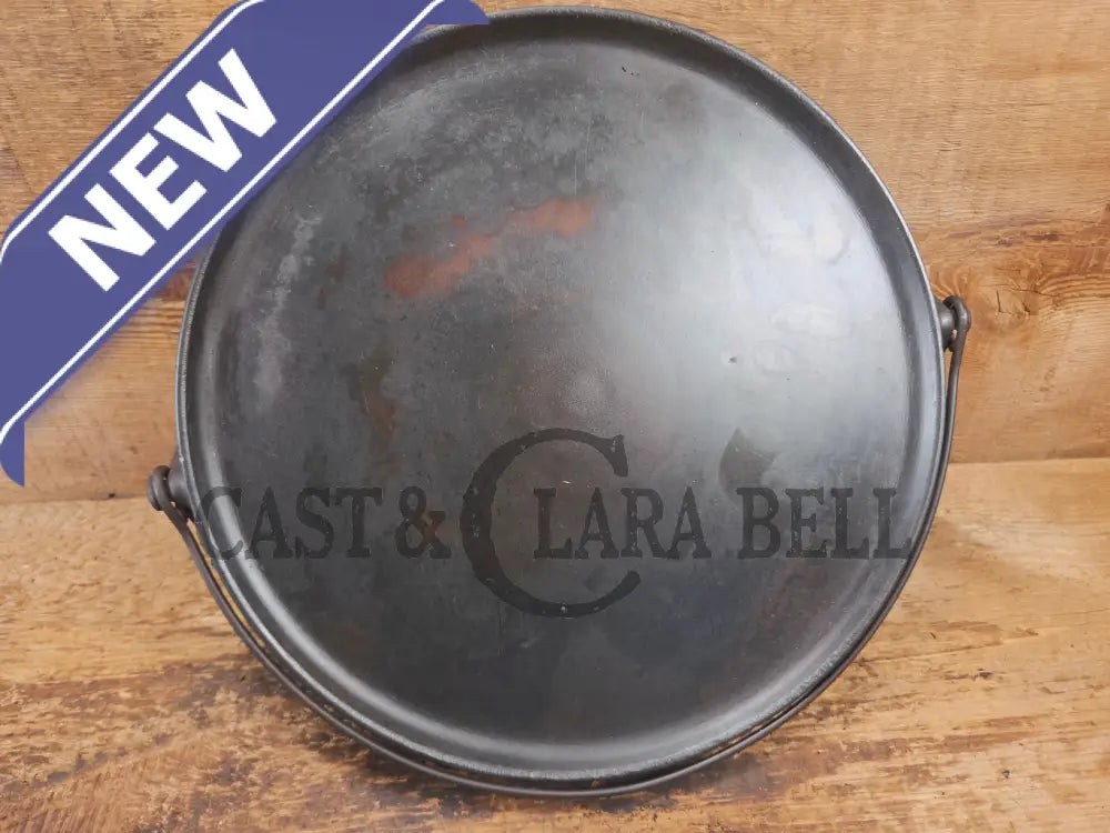 Priced To Sell: 1890’s Erie #12 Round Griddle Bailed Perfect Pizza Griddle - Griddle