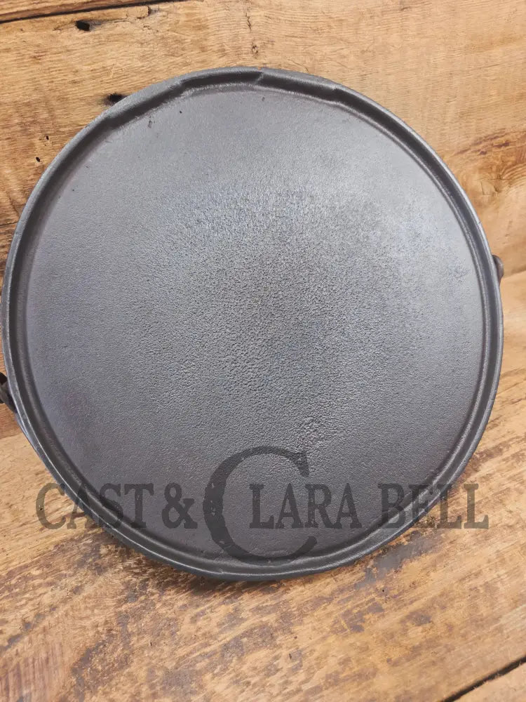 Priced To Sell: 1890’s Erie #12 Round Griddle Bailed Perfect Pizza Griddle - Griddle