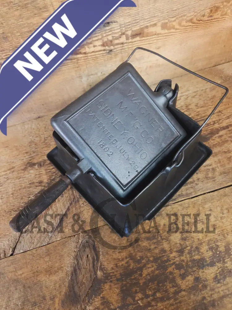 Priced to Sell 1900’s Early Wagner Mfg Co. Sidney O #8 Waffle Iron with Tall Base! - Waffle Iron