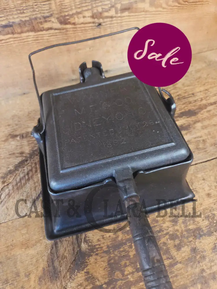Priced to Sell 1900βs Early Wagner Mfg Co. Sidney O #8 Waffle Iron with Tall Base! - Waffle Iron
