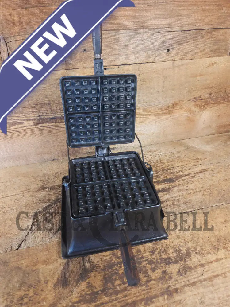 Priced to Sell 1900’s Early Wagner Mfg Co. Sidney O #8 Waffle Iron with Tall Base! - Waffle Iron