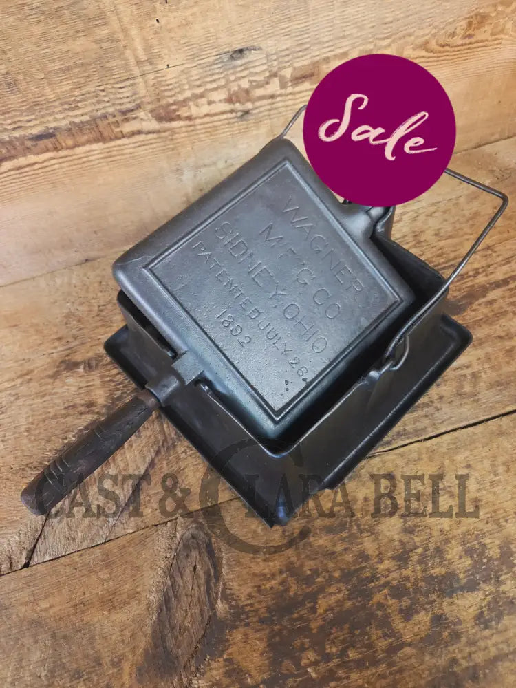 Priced to Sell 1900βs Early Wagner Mfg Co. Sidney O #8 Waffle Iron with Tall Base! - Waffle Iron