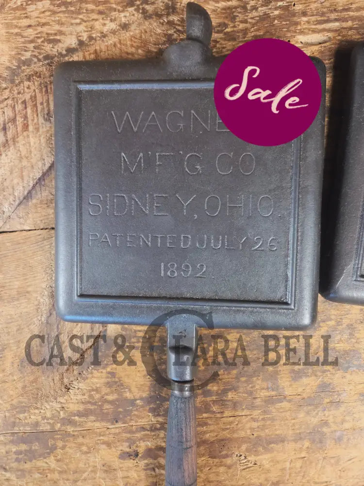 Priced to Sell 1900βs Early Wagner Mfg Co. Sidney O #8 Waffle Iron with Tall Base! - Waffle Iron