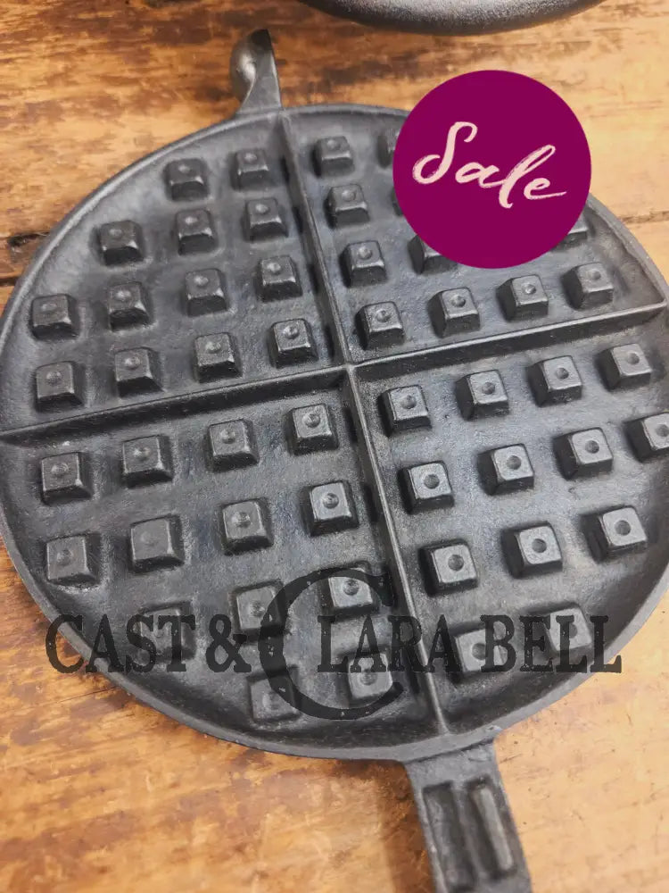 Priced to Sell 1910’s Early Wagner Mfg Co. Sidney O #8 Waffle Iron with Tall Base! - Waffle Iron