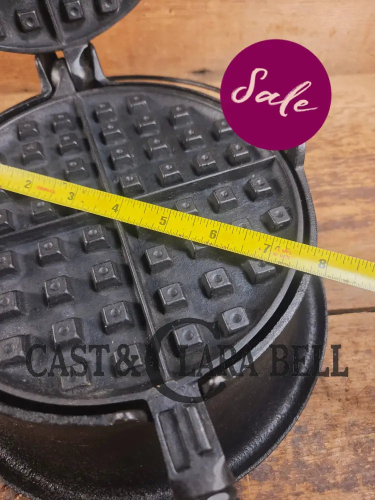 Priced to Sell 1910’s Early Wagner Mfg Co. Sidney O #8 Waffle Iron with Tall Base! - Waffle Iron