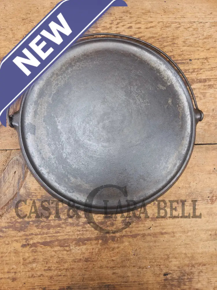 Priced To Sell: 1910’s Era Griswold Slant Logo No. 12 Round Griddle Bailed 741. ERIE. Perfect Pizza Griddle - Griddle